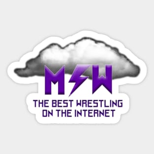 MSW-Best Wrestling on the Internet Sticker